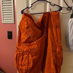 Orange utility Capri